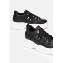 Black women's sneakers 8547-38-black