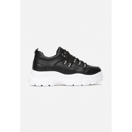 Black women's sneakers 8547-38-black