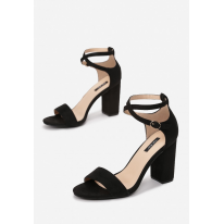 Black women's sandals on the post 1609-38-black