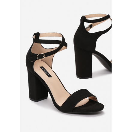 Black women's sandals on the post 1609-38-black