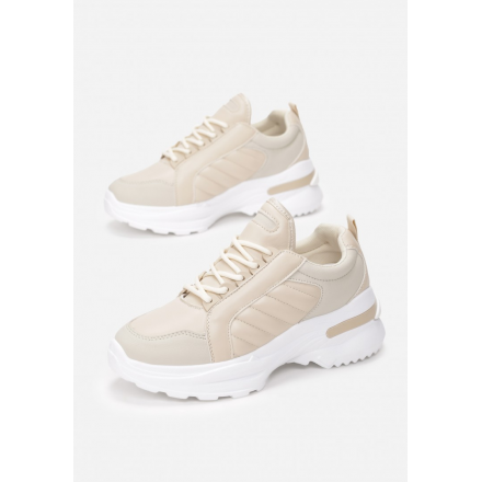 Beige women's sneakers 8554-42-beige