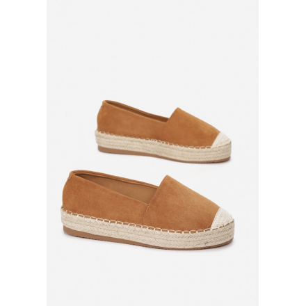 Camelowe Espadryle Damskie 7365- 7365-68-camel