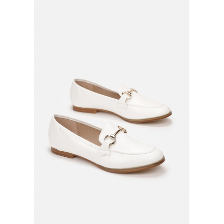 Women's white loafers 7349- 7349-71-white