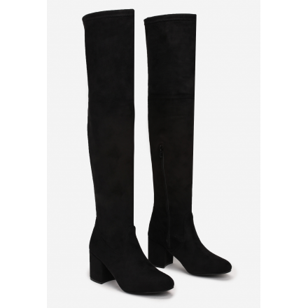 Black Women's boots 9124-1 BLACK