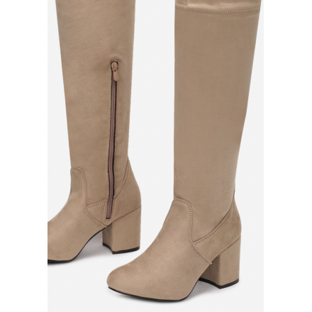 Beige Women's boots 9124-42-beige